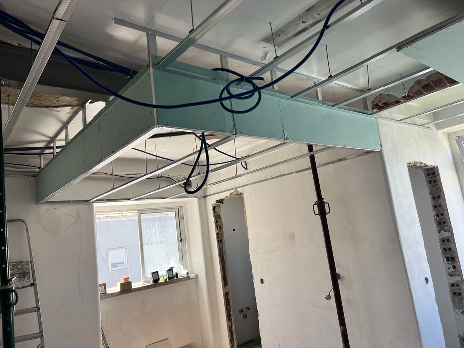 Tetos falsos, pladur, pintura!