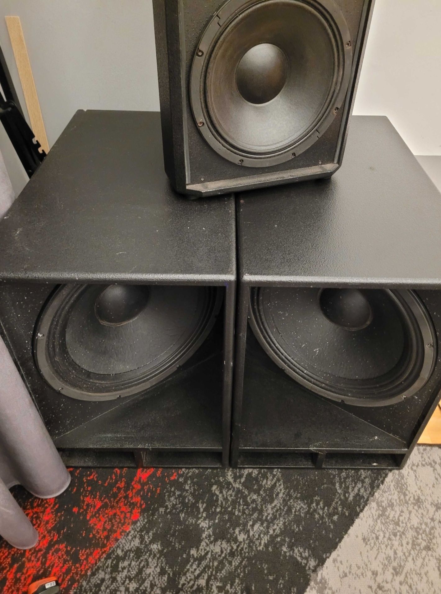 Zestaw ścierański góry 12" doły 18" b&c pol audio