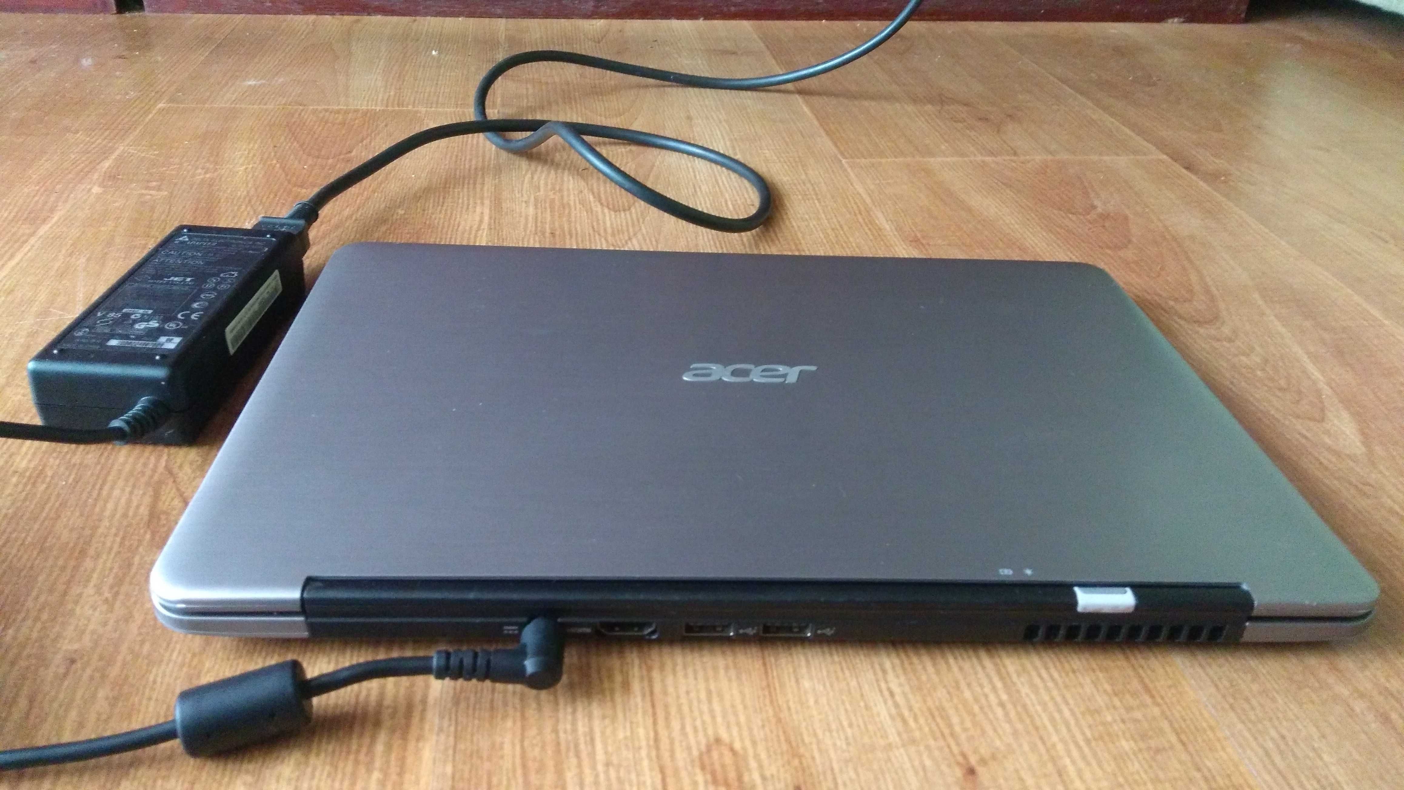 Ultrabook laptop 13 Acer Aspire S3 Intel i5 4x Win10 HDMI SSD slim alu