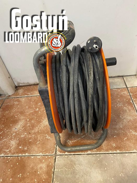 Od Lombard Gostyń Przedłużacz Bębnowy BUDOWLANY 3-gniazda 40m IP44