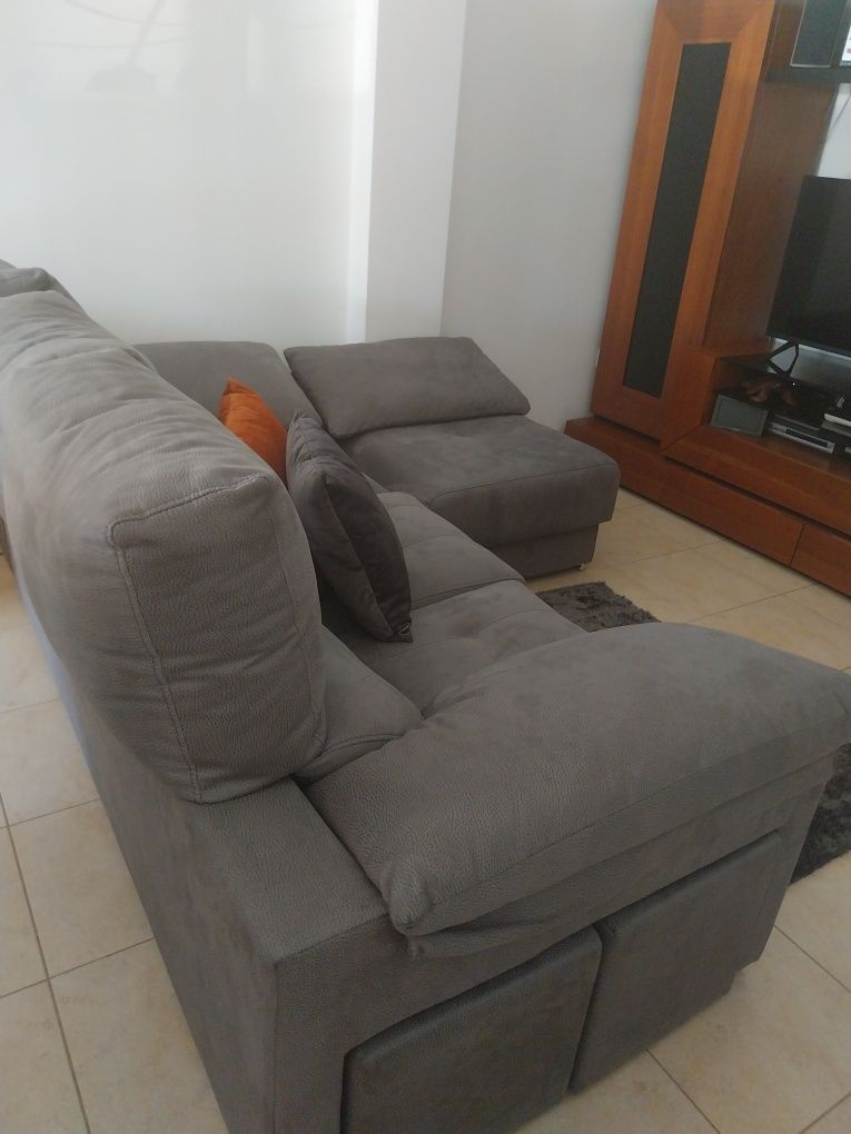 Vendo sofá cinzento
