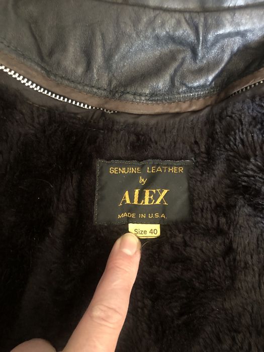 Płaszcz skórzany męski