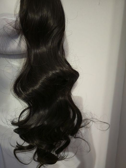 Kucyk na klamrze w kolorze czarnym 55cm