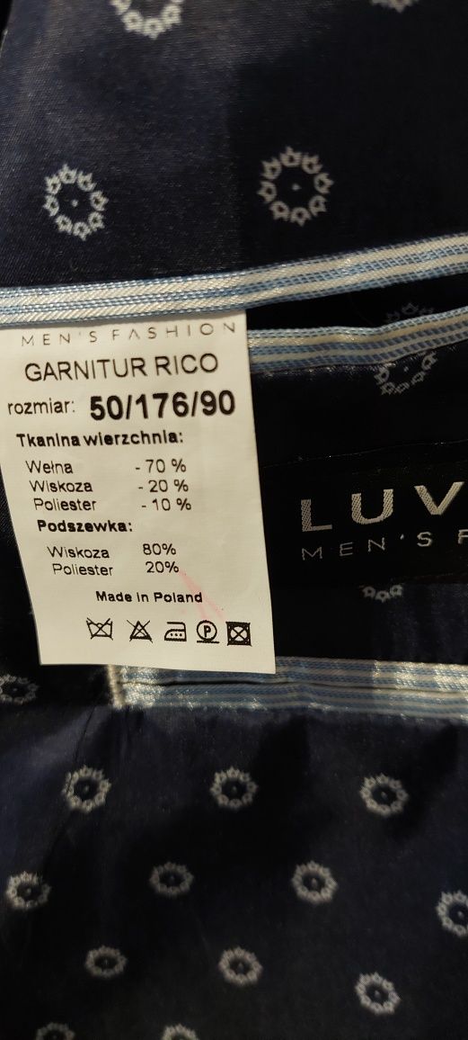 Garnitur męski Rico firmy Luvetti 50/176/90