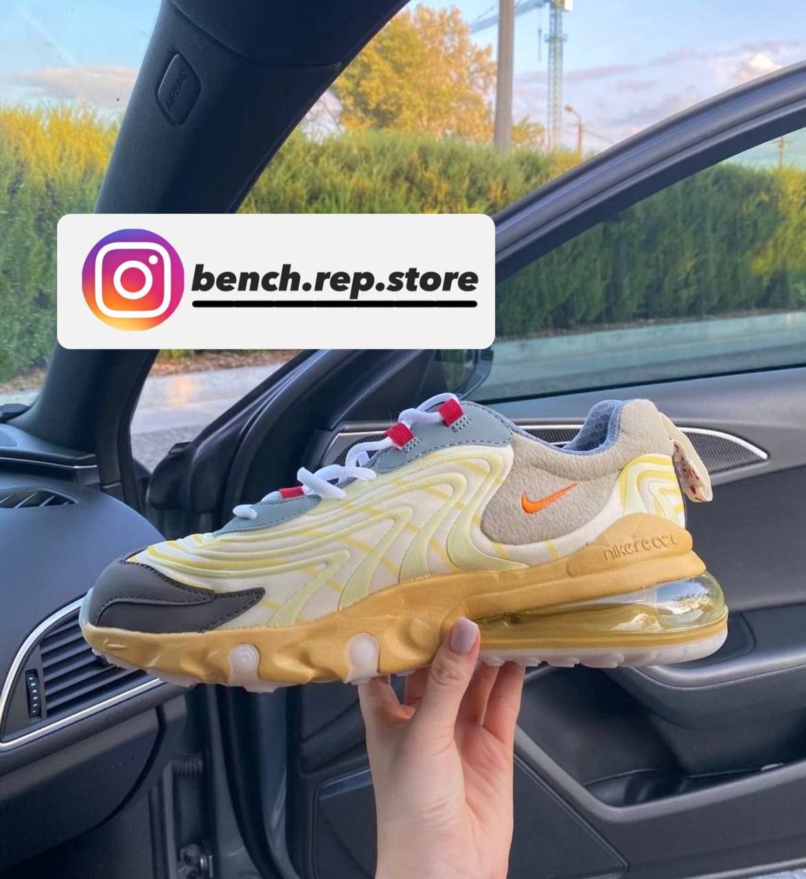 ХІТ‼️ Кросівки літні чоловічі Nike Air Max 270 x Travis Scott