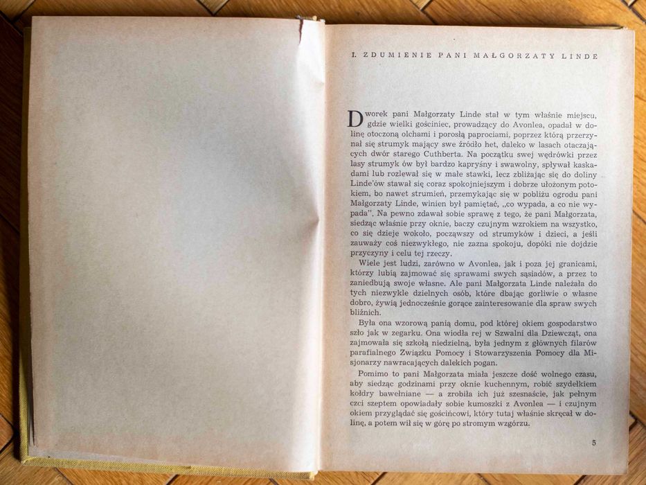 Ania z Zielonego Wzgórza Lucy Maud Montgomery Nasza Księgarnia 1970