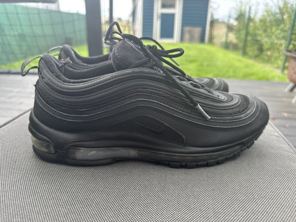Męskie oryginalne Nike AirMax 97 używane 44 28 cm czarne