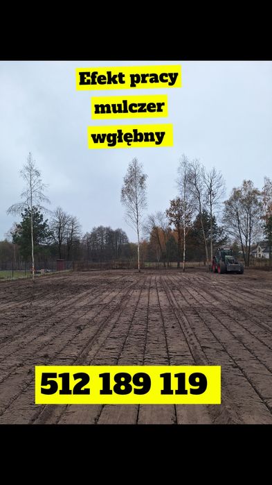 Czyszczenie działek mulczer leśny mulczer wgłębny mulczowanie