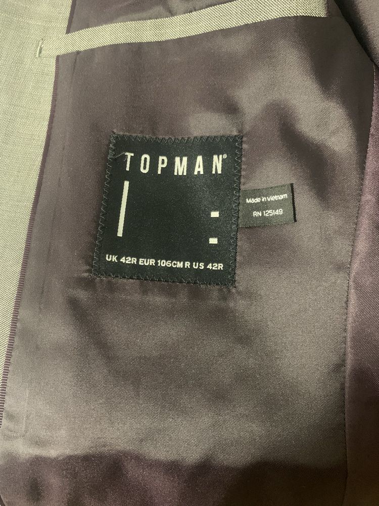 Чоловічий костюм Topman