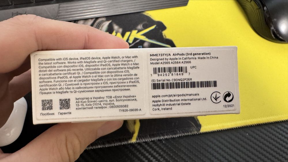 Навушники Airpods 3 Оригінал
