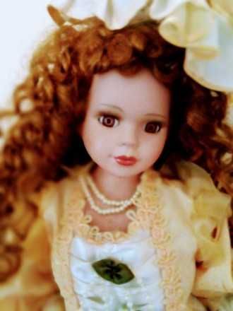 Прекрасна колекційна Англійська лялька 70-х років.Висота-65 см