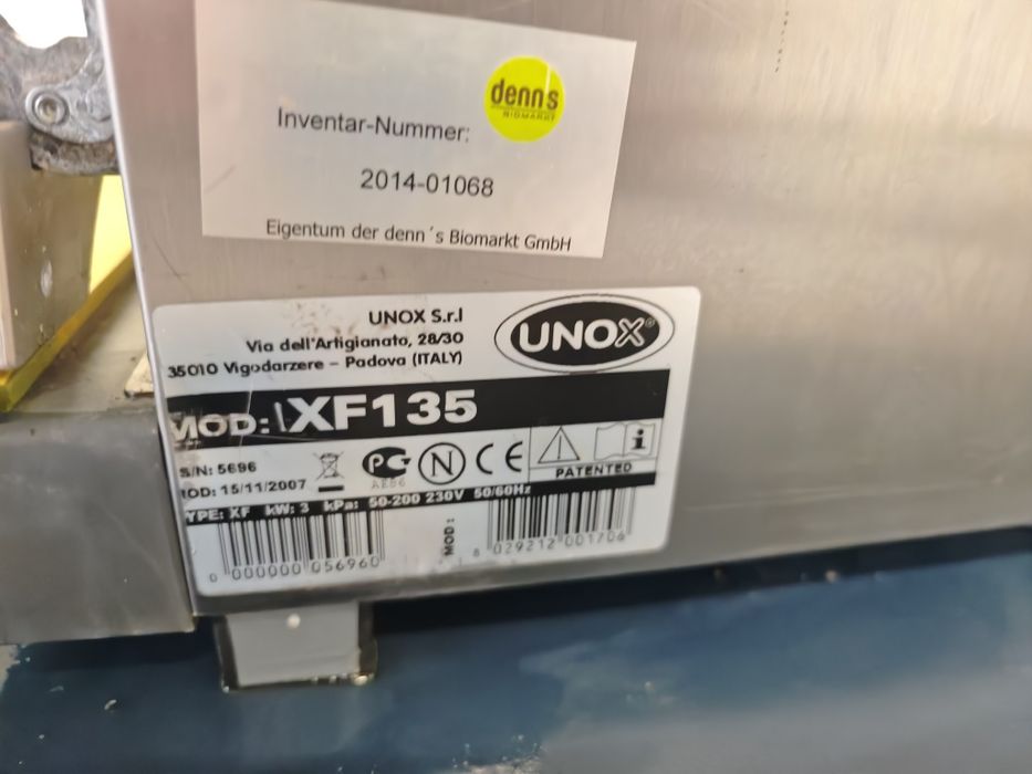 Пароконвектомат 4 рівні Unox XF135 Arianna