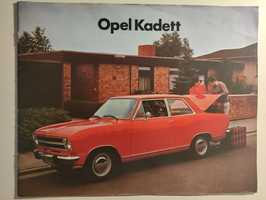 Prospekt Opel Kadett B 1972r.