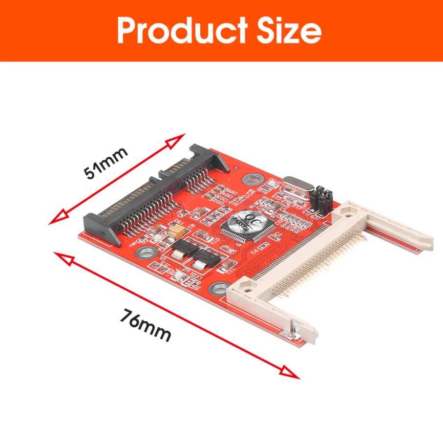 Adapter CF - SATA + Karta CF 4GB (TS4GCF133)