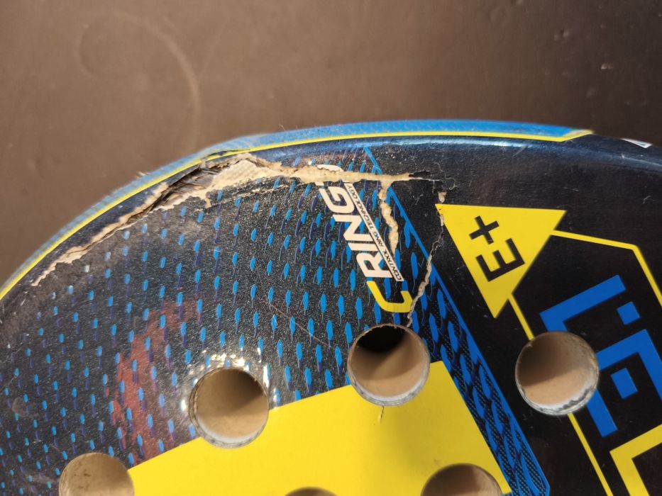 Raquetes de padel Siux, Bullpadel e Head com defeitos