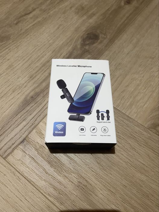 Bezprzewodowy mikrofon krawatowy (lavalier) – idealny stan