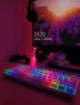 Klawiatura mechaniczna Gamingowa RGB LED podświetlana