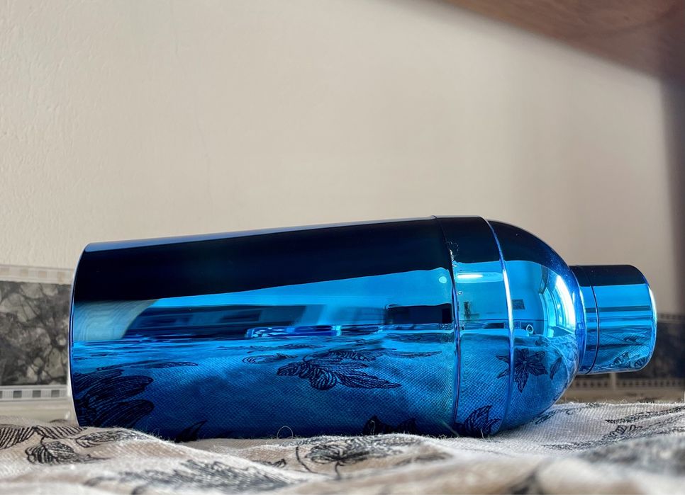 Shaker azul metalizado