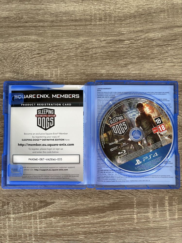 Sleeping Dogs Definitive Edition PS4 Uszkodzone pudełko!