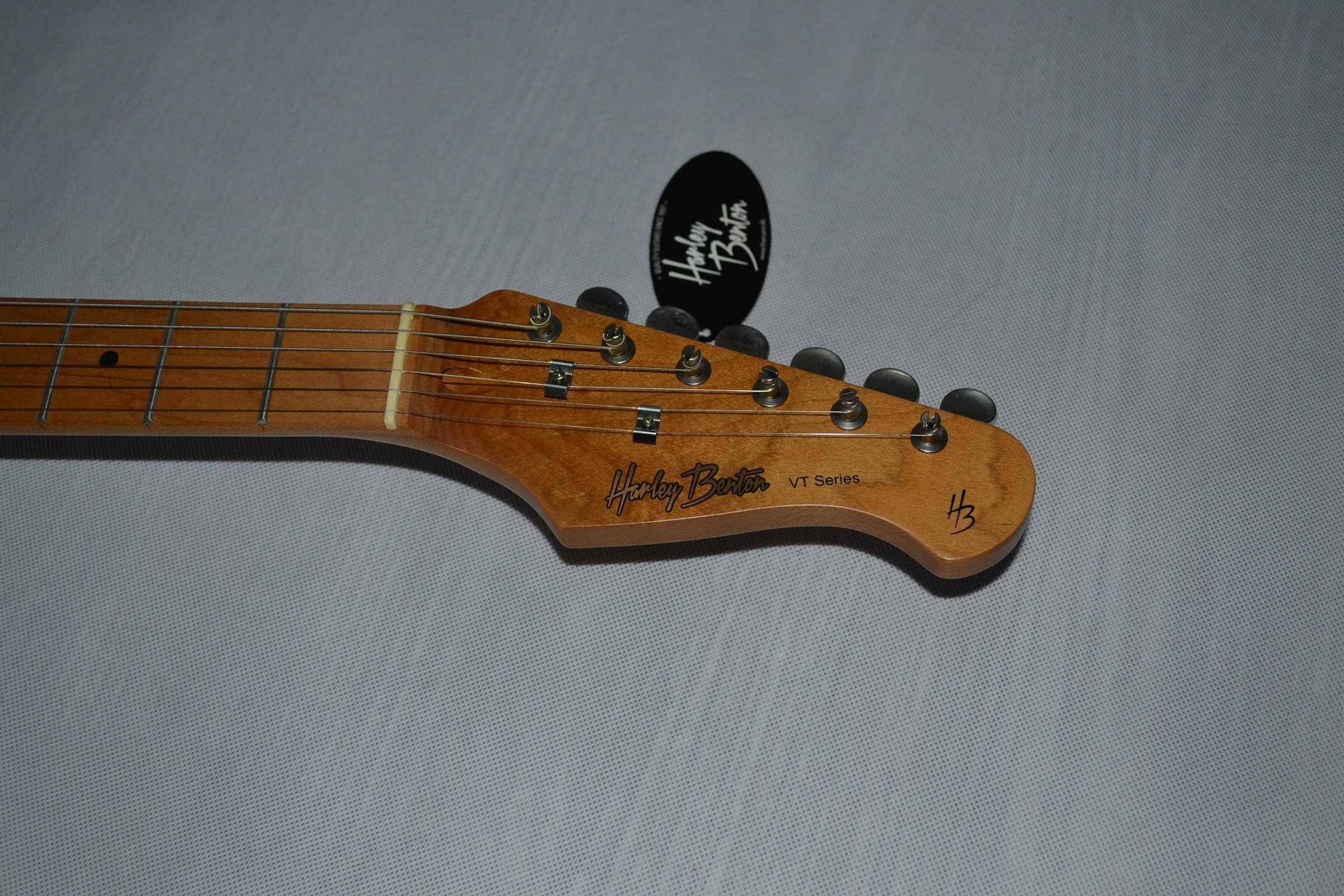 Harley Benton ST-62 MN BK STRATOCASTER nowa gitara -ustawiona!