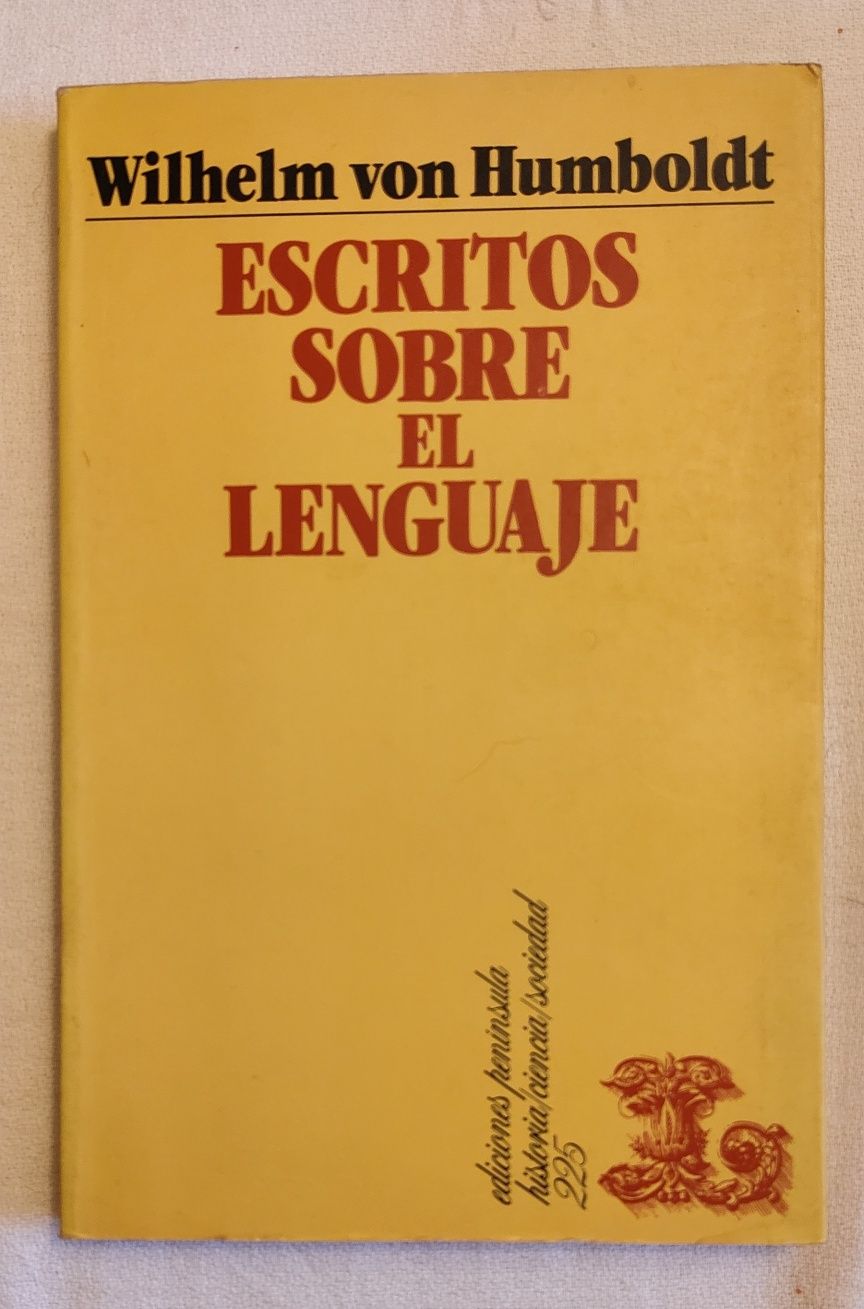 Filosofia del arte, Escritos sobre el lenguage