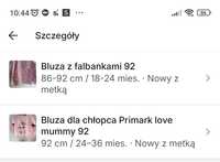 Bluzy dla dziewczynki 92