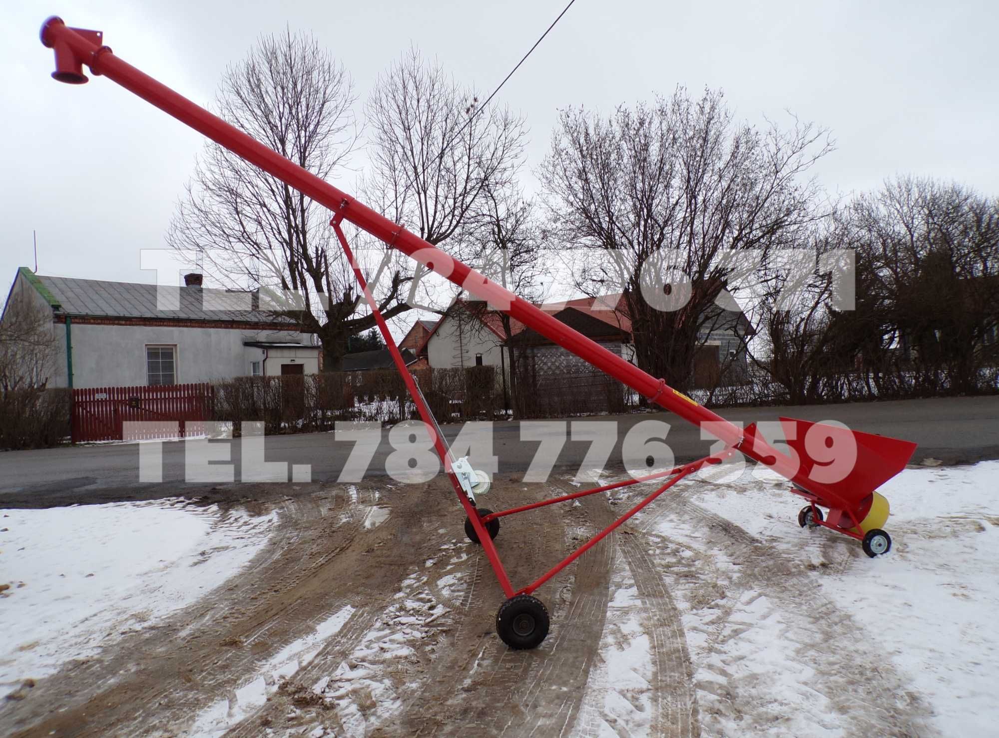 Przenośnik ślimakowy ŻMIJKA fi140/fi200 OSUCH dmuchawa ssąca/zasypowa