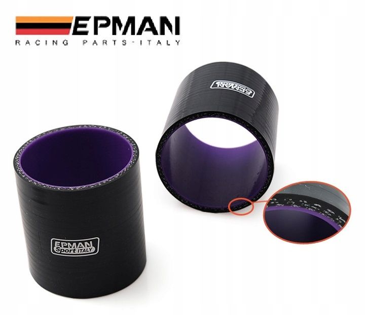 EPMAN PRO prosty łącznik silikonowy 41mm wzmacnian