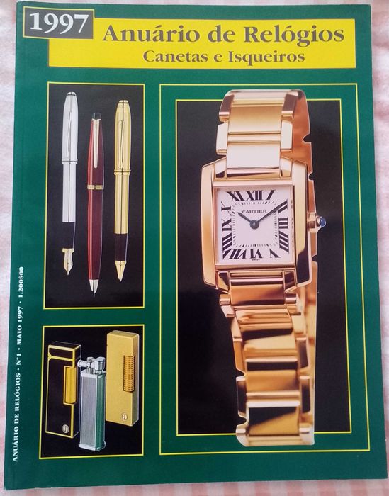 Anuário de Relógios, canetas e isqueiros 1997