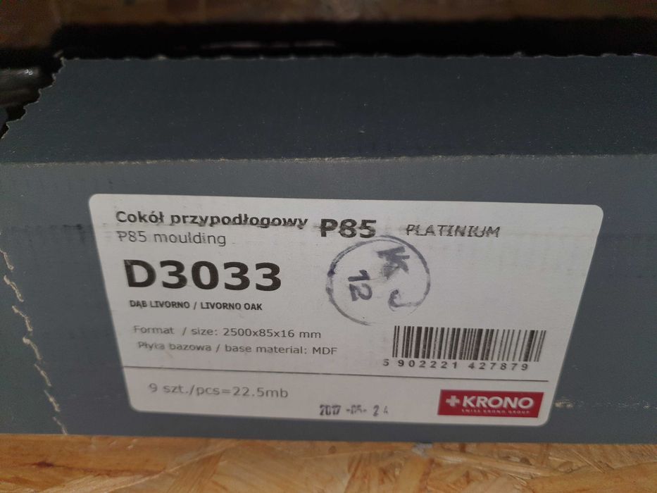 Cokół Listwa przypodłogowa P85 Dąb Livorno Swiss Krono nowy