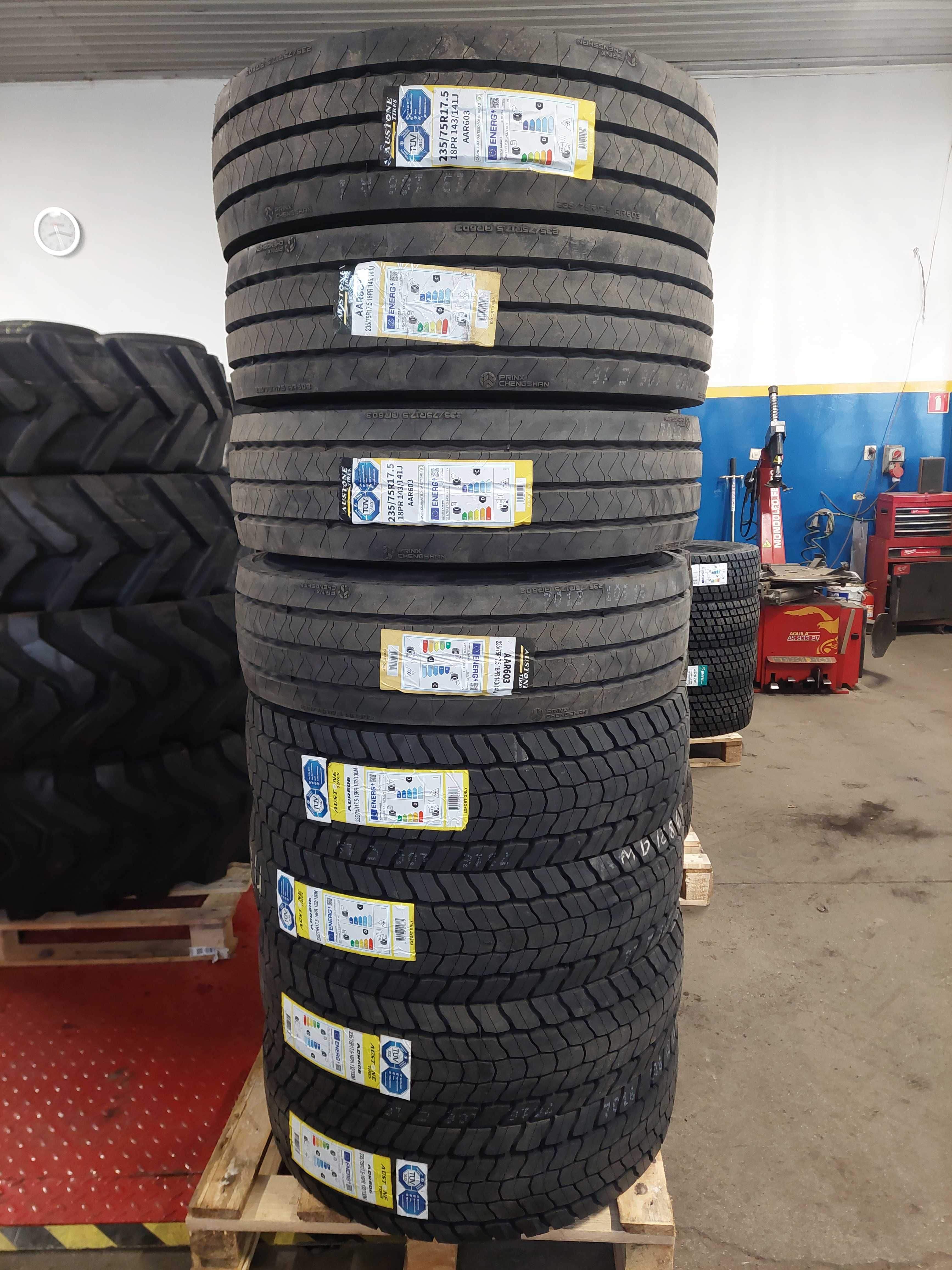 Nowe opony ciężarowe 235/75R17.5
