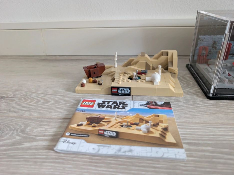 Lego 40362 Endor, 40333 Hoth, 40407 death star, 40451 tattoine