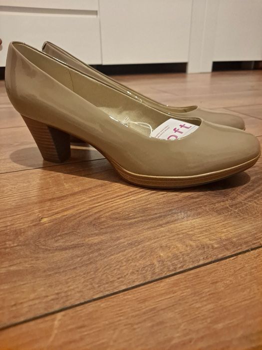 BUTY DAMSKIE  beżowe,rozm.41