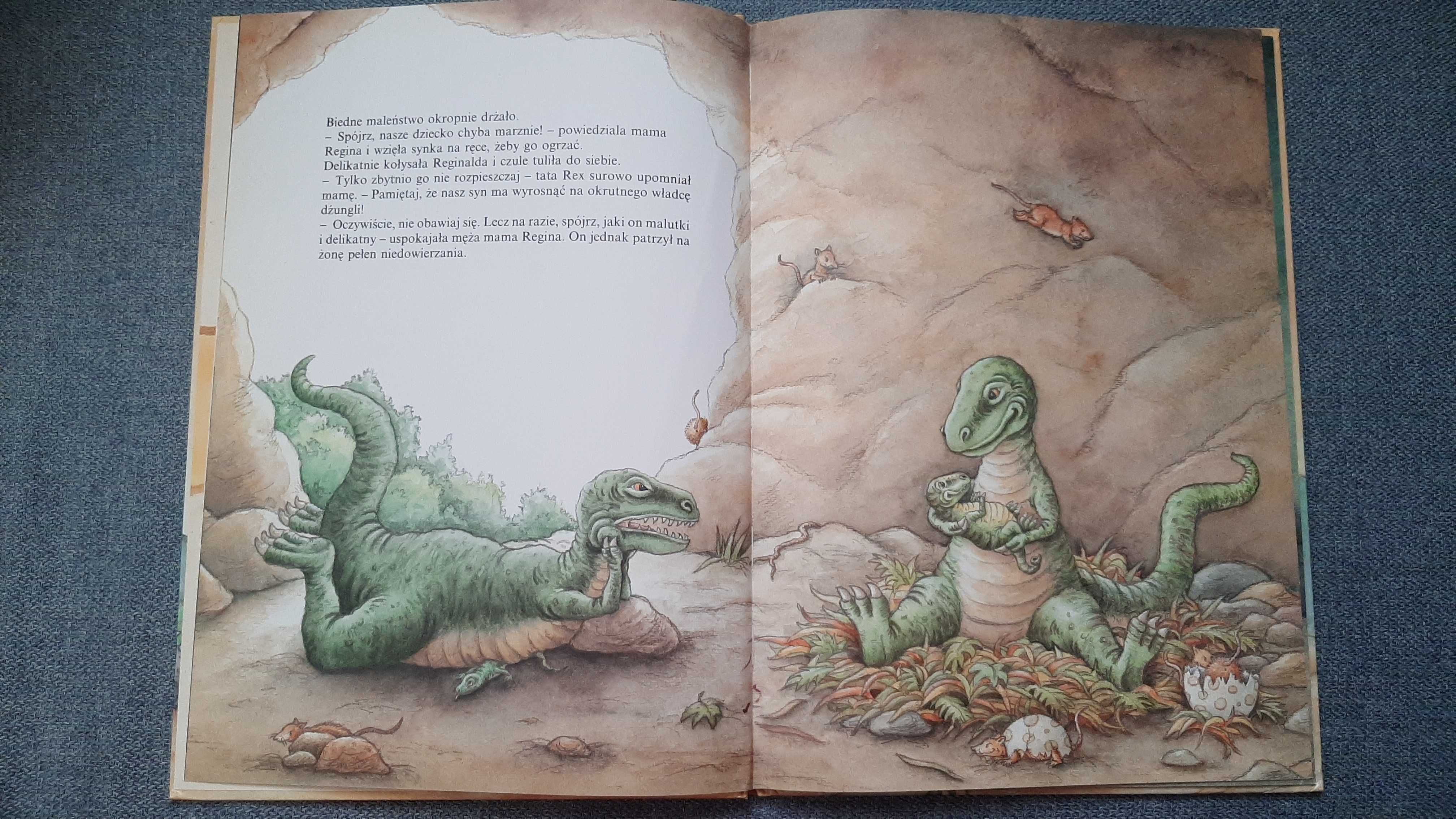 REGINALD TYRANNOSAURUS Edith Thabet, Annet Rudolph urocze ilustracje