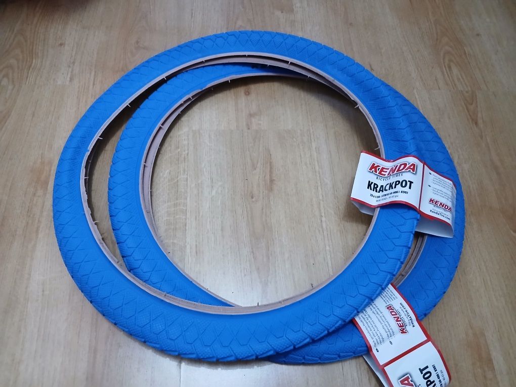 2 pneus Bicicleta BMX Kenda 20x1.95 (Azul)