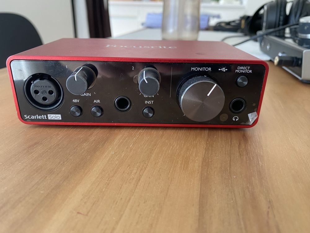 Focusrite Scarlett solo 3rd gen