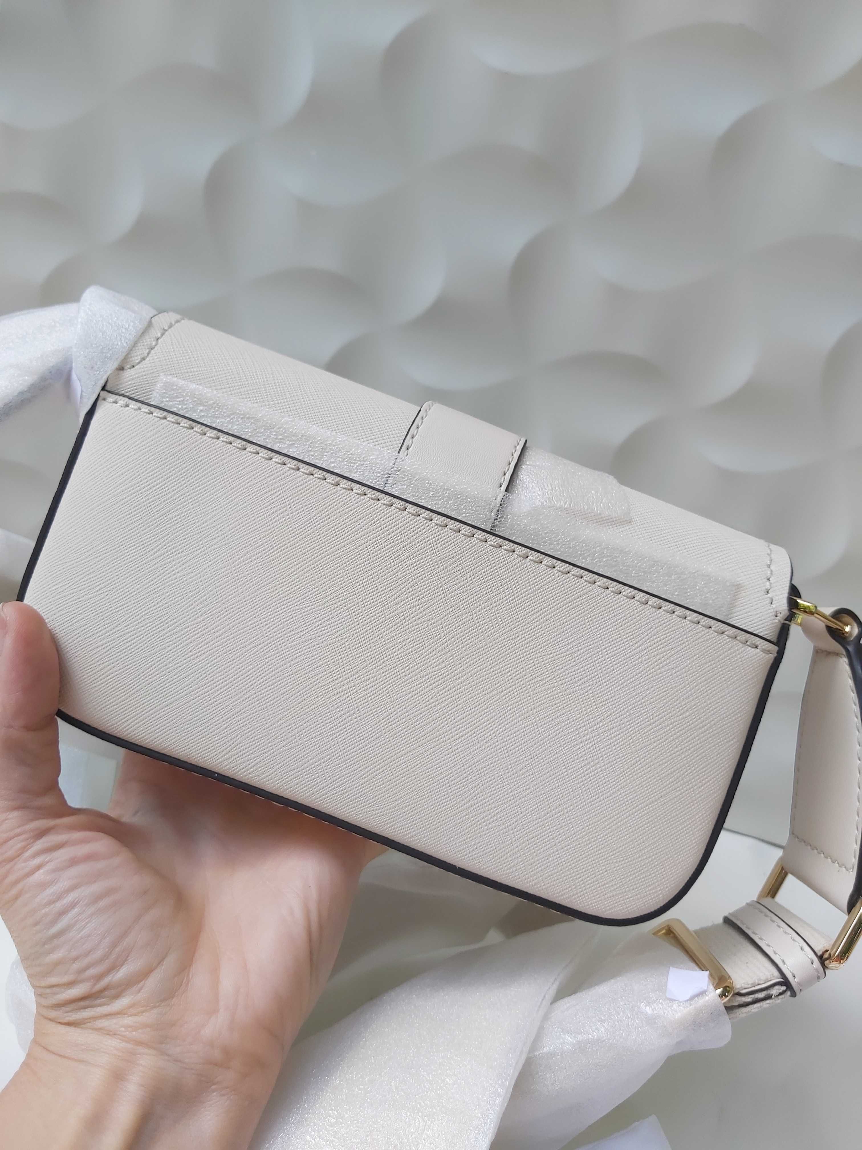 NOWA oryginalna torebka MICHAEL KORS mala beżowa listonoszka