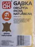 Gąbka obszyta irchą naturalną - IRCHA do usuwania pary z szyb
