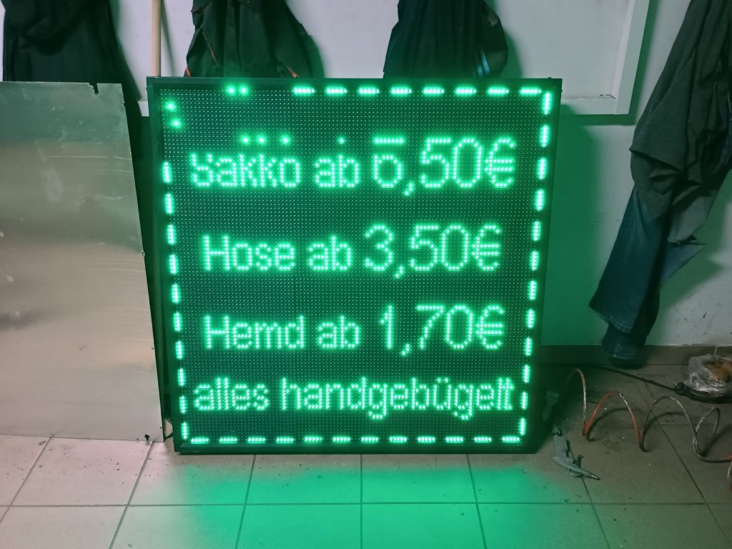 Tablica reklamowa, led