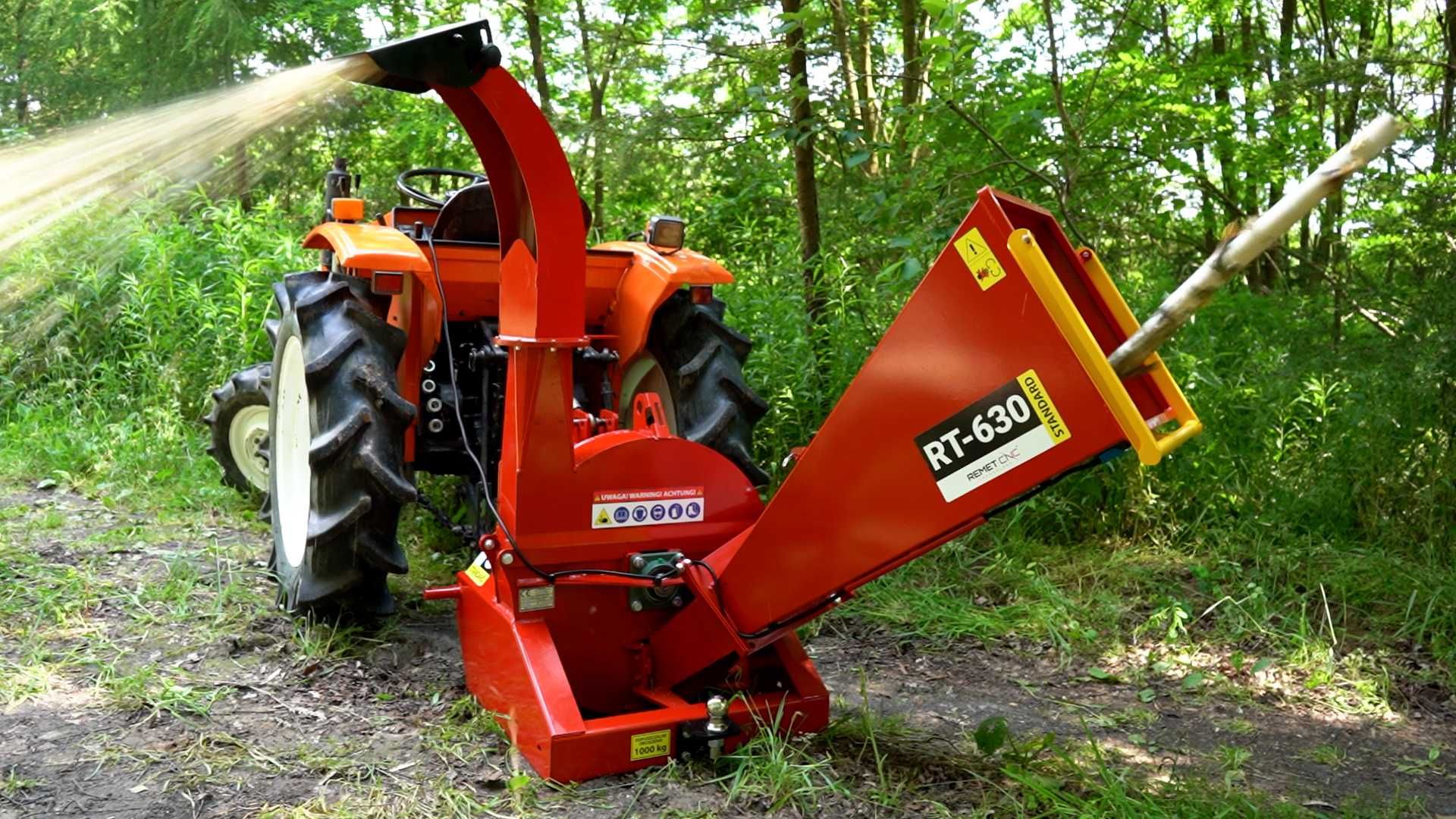 Rebak do gałęzi REMET RT-630 == ROZDRABNIACZ tarczowy