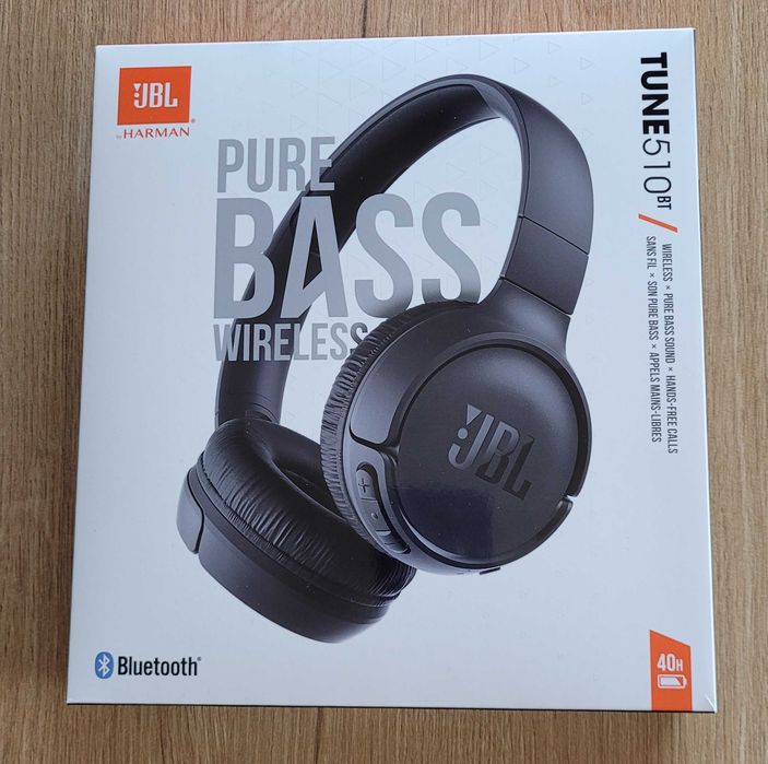 Słuchawki nauszne JBL Tune 510BT Czarny