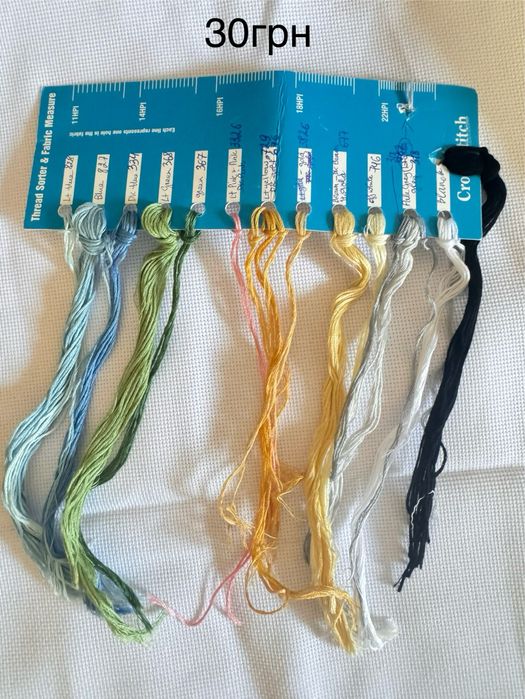 Нитки муліне дмс , кірова, анкор, канва,викрійка сорочки