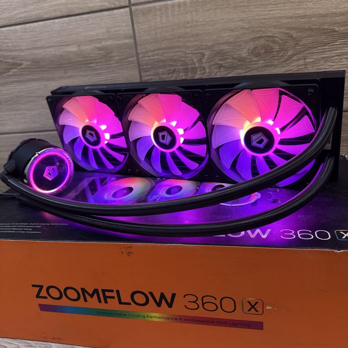 Водянка ID Cooling 360mm водяне охолодження, кулер