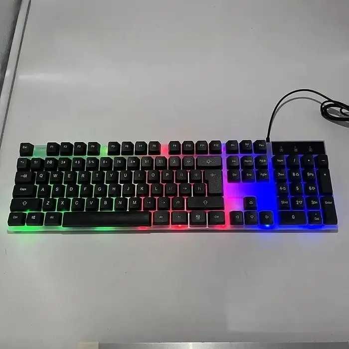 Комплект клавіатура та миша дротовий з підсвіткою RGB ARTLINE 5003