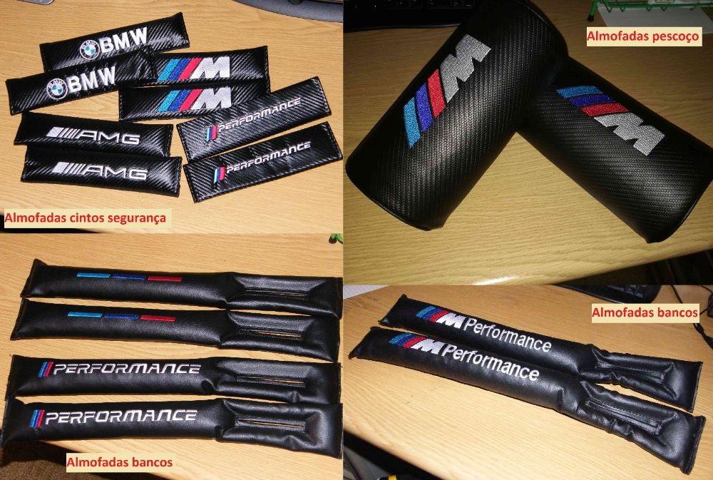 Emblemas símbolos BMW M Performance LED grelha | traseira | laterais