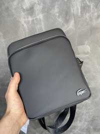 Мужская сумка планшетка барсетка Lacoste на через плече|чоловіча сумка