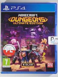 Minecraft Dungeons: Ultimate Edition / PS4 / Napisy PL / Sprzedaż /WWA