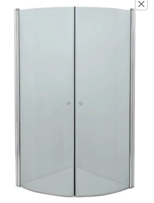 Kabina prysznicowa z wahadłowymi drzwiami 90x90x190 cm