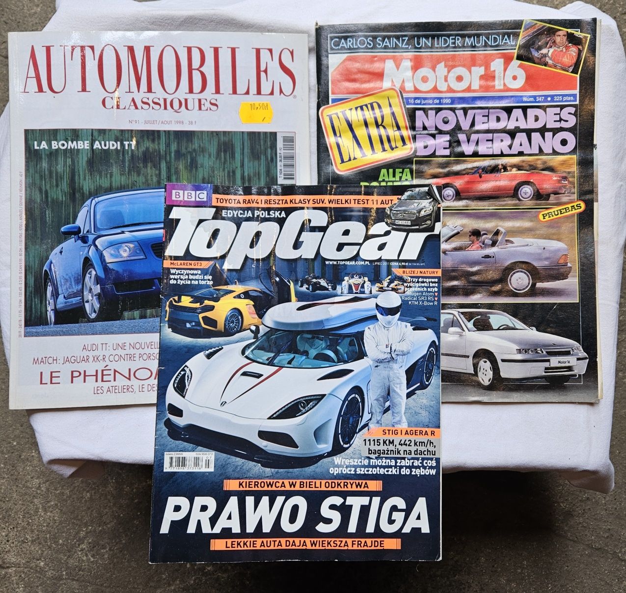 Zestaw 12 sztuk czasopism magazynów o motoryzacji