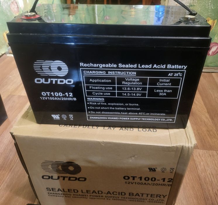 Тяговой АКБ, OUTDO 12V 100Ah/20Hr